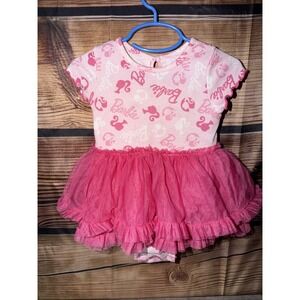 Pink Barbie Dress Size 24 Months